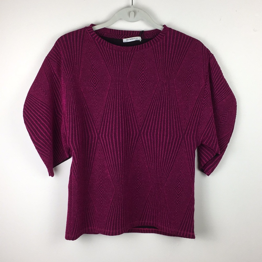 |Zara| Geometric Ribbed  Sweater